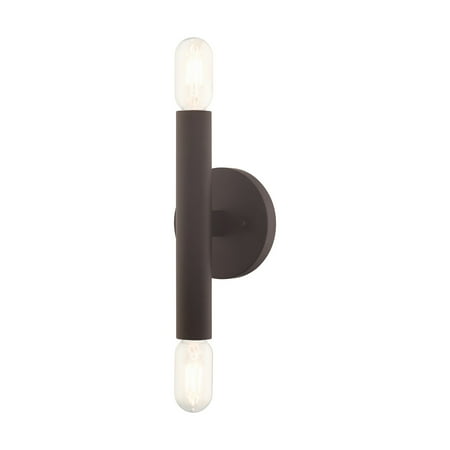 

Livex Lighting 51132 Copenhagen 2 Light 10 Tall Commercial Wall Sconce - Bronze