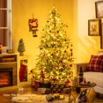 thumbnail image 3 of 6FT Pre-Lit Artificial Christmas Tree w/250 LED Lights 11 Modes 530 Branch Tips, 3 of 10
