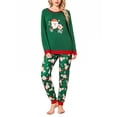 thumbnail image 3 of Avidlove Women Christams Green Pajama Sets Comfy Long Sleeve Pjs Pullover with Jogger Pants Lounge Sets Crew Neck Soft Sleepwear, 3 of 8