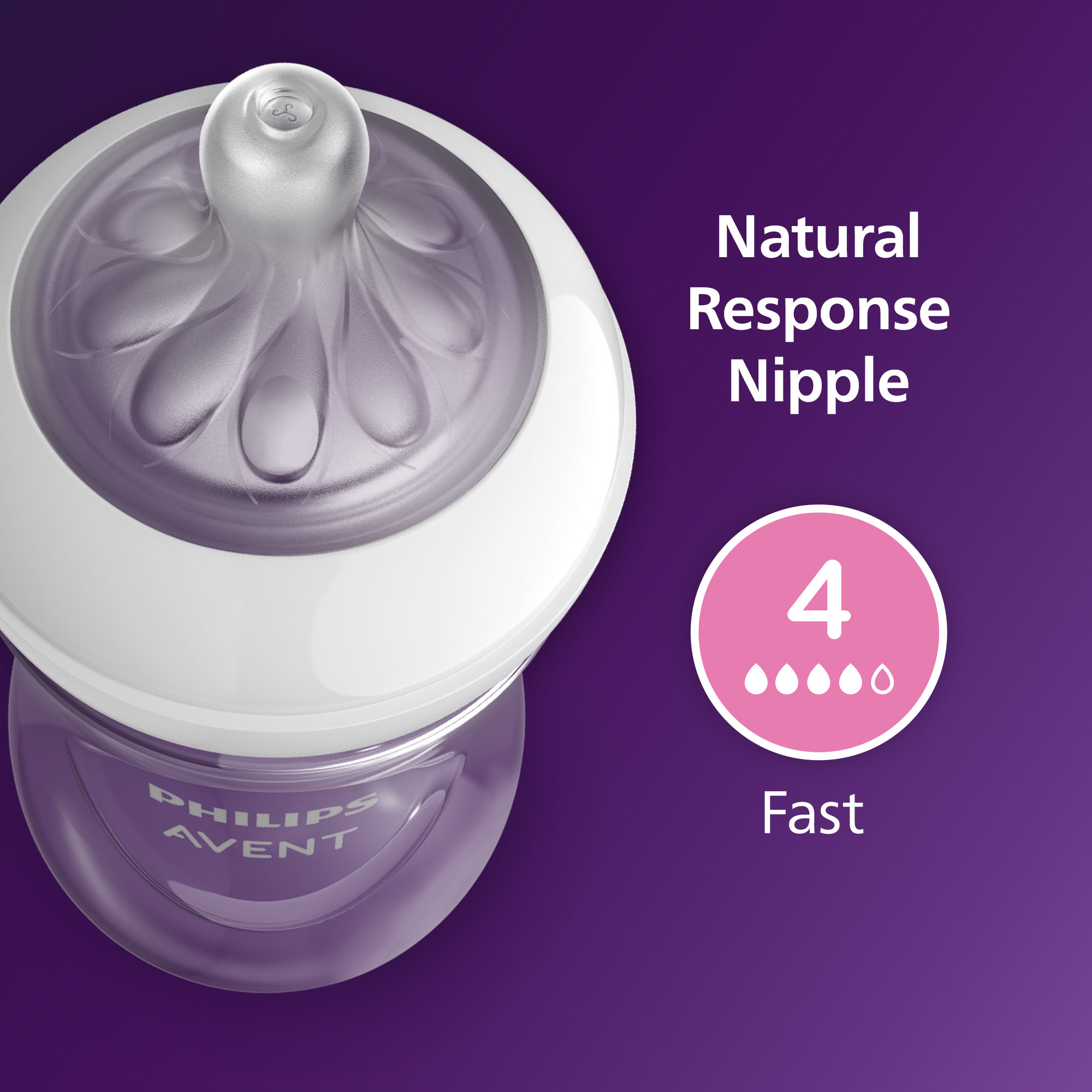 Philips Avent Natural Baby Bottles, 11 oz, Fast Flow, 3-Pack photo 8