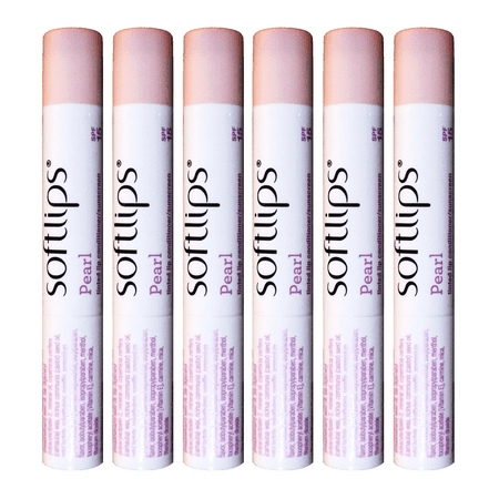 Softlips Pearl Tinted Lip Balm SPF 15 (Pack of 6)
