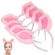 thumbnail image 1 of ColoMX 4 diademas con orejas de cerdo de peluche, para disfraz de animal, cosplay, diadema con orejas de animales del zoológico, para fiesta de Halloween, para adultos y niños., 1 of 8