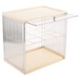 thumbnail image 6 of HEANUJJ Plastic Kitchen Bread Box Double Layer Bread Storage Bin White Organizer, 6 of 7