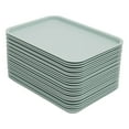 thumbnail image 6 of 24pcs 13.39*9.45inch Fast Food Tray, PP Multi-Purpose Rectangle Serving Trayfor fast Food Restaurants, Cafeterias, Kitchens (Blue/Khaki/White), 6 of 17