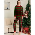 thumbnail image 3 of GYRATEDREAM Christmas Family Pajamas Sets, Christmas Family Matching Pajamas Sleepwear, Xmas Holiday Plaid Print Family Pjs Jammies Nightwear Loungewear for 3M-4XL, 3 of 8