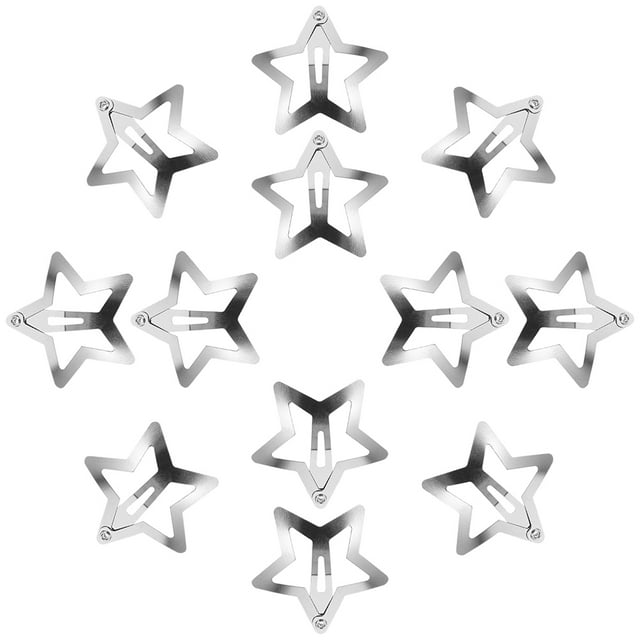 20 pinzas para el cabello con forma de estrella, pinzas para flequillo, pasadores para el cabello, pinzas para peinar el cabello