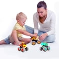 thumbnail image 5 of Set de juguetes Bee Tree Monster Truck con toro, leopardo y cocodrilo, 5 of 5
