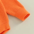 thumbnail image 5 of Okbabeha Toddler Baby Girl Boy Halloween Sweater/Romper Knit Chunky Ghost Sweaters Oversized Onesie Cute Winter Clothes, 5 of 7