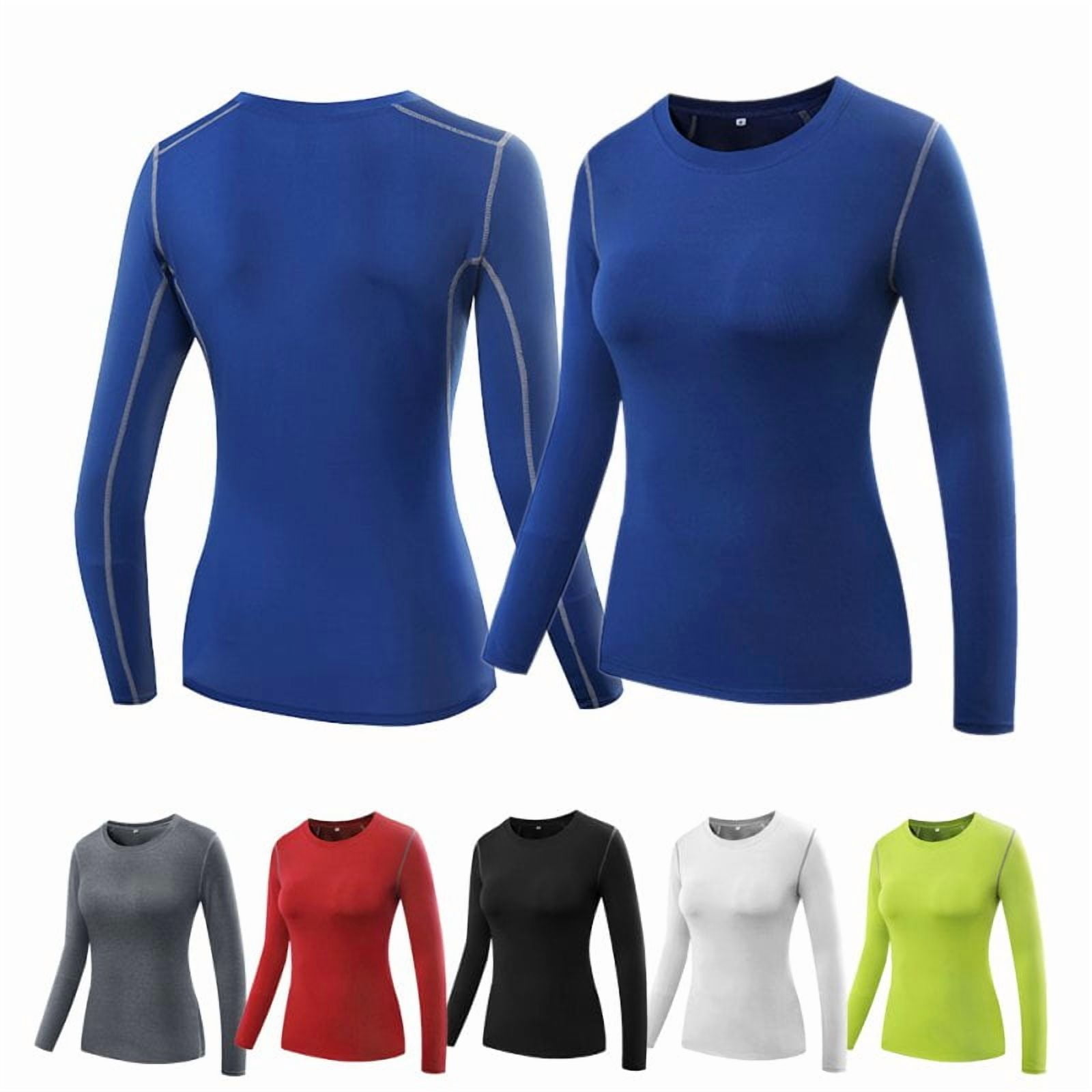 Women Gym Fitness Yoga Tops Compression Sports Long Sleeve Shirt Tops Running Tees Tops
