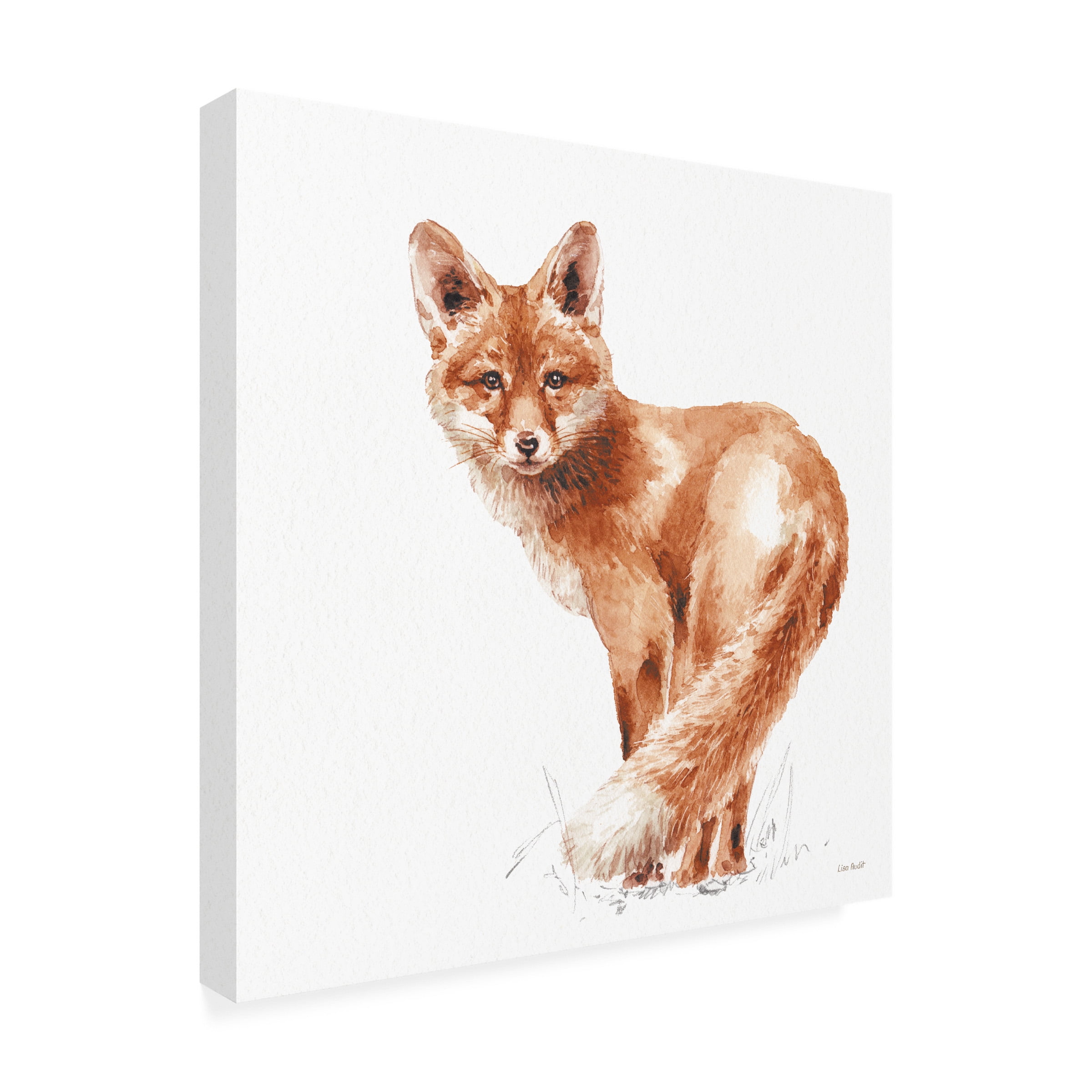 Lisa Audit 'Forest Friends XI Red' Canvas Art