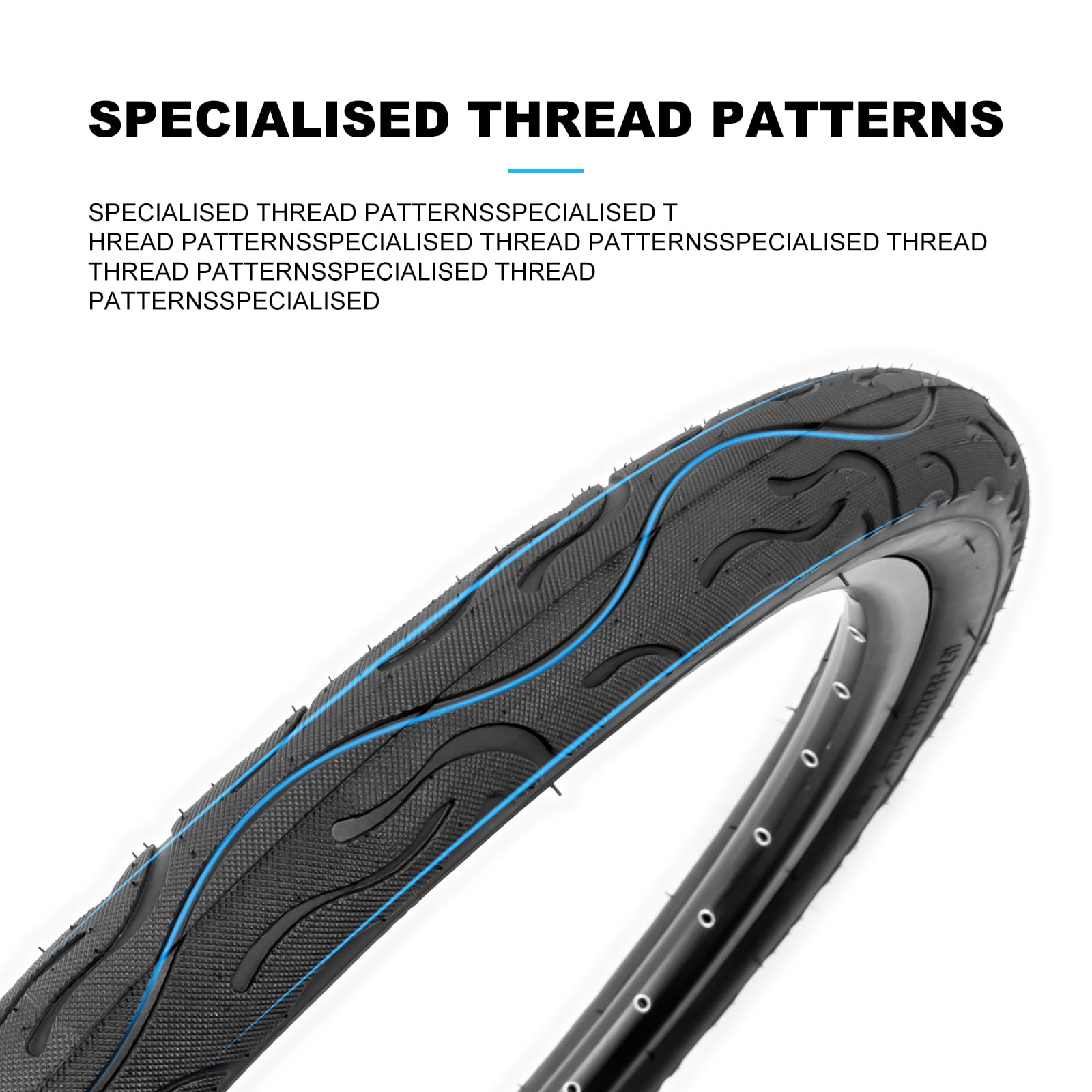 MOHEGIA 26 Inch Bike Tires: 26x2.125 inch (57-559mm) Folding Replacement Puncture-Resistant Beach Cruiser Bicycle Tires for Hybrid Road or Urban City Commuter Bike