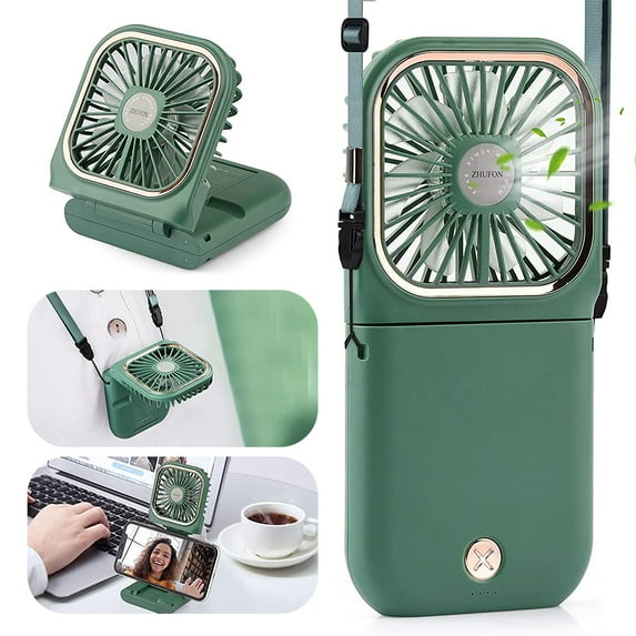 CNKOO Lazy Creative Sports Fan Multi Hanging Neck Fan Travel Portable USB Charging Fan