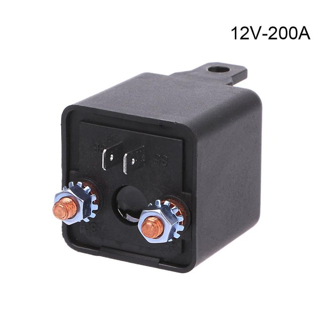 Relé automotriz 12v/24v 4 terminales de alta resistencia relé de división cargador contactor Feliz Sencillez