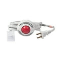 Uninex 9 Ft 3 Outlet Lighted Foot Switch Extension Cord Power Strip