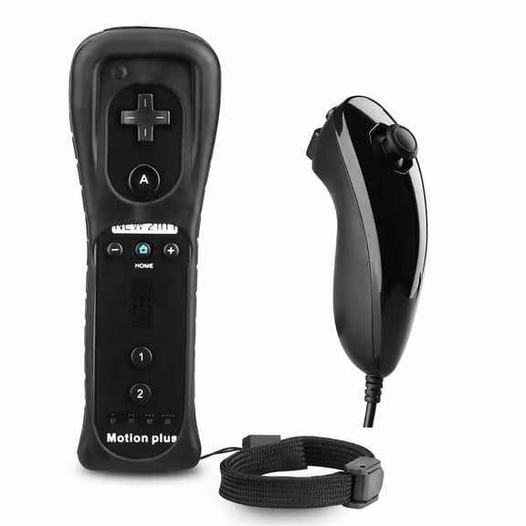 Gamepad for Wii handle Wii left and right handle Wii left and right handle Built-in accelerator 2 in 1 left and right handles