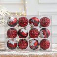 thumbnail image 2 of 12 bolas decorativas para árbol de Navidad con purpurina, color A, 2 of 5