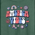 thumbnail image 3 of Instant Message - America Vibes - Women's Lightweight French Terry Long Sleeve Shirt, 3 of 6