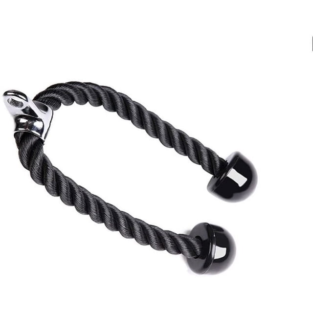 Cuerda de tríceps de lujo, debe tirarse hacia abajo, fácil de agarrar, adecuada para hacer ejercicio y hacer ejercicio MFZFUKR WL-00523