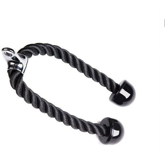 Heavy Duty Triceps Rope Pulldown Fitness Coated Nylon Rope, Cable Attachments for Gym