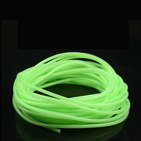 5 meters(197 inches) Luminous Tube Deep Sea Fishing Soft Plastic Fishing Angling Glow Tubing Tool Attract Fish (3mm(0.12 inches) inner diameter-green)