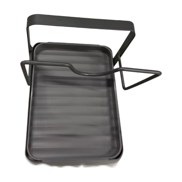 Pot Lid Spatula Cutting Board Holder Kitchen Organizer Countertop Storage Rack with Drainage for Utensils Board Cover 1-Shelf