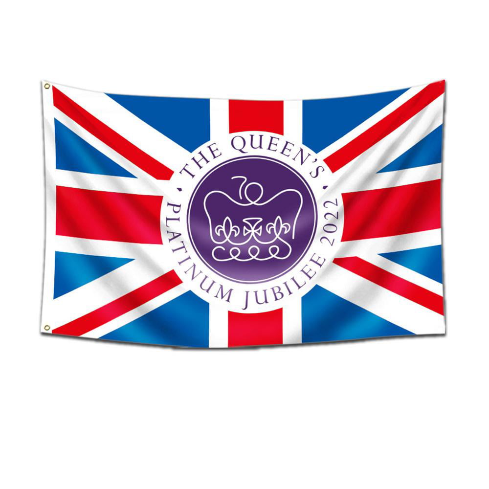 5x3ft Union Jack Great British United Kingdom UK Team Flag Eyelets Themed Party 
