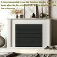 thumbnail image 2 of HIBIBUD Fireplace Cover,Magnetic Fireplace Blocker Blanket Stops Heat Loss,Indoor Fireplace Draft Stopper Save Energy for Iron Fireplace Frame, 2 of 6