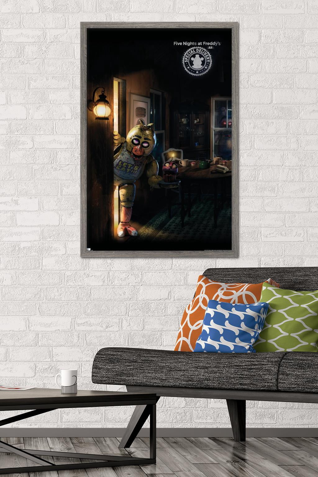 Five Nights at Freddy's: Special Delivery - Triptych 1 Wall Poster, 22.375" x 34", Framed