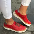 thumbnail image 1 of XIHAHA, zapatillas sin cordones para mujer, mocasines poco profundos, zapatos vulcanizados, zapatos informales calados transpirables para mujer, zapatos individuales para mujer, 1 of 5