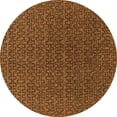 thumbnail image 1 of Ahgly Company Indoor Round Oriental Orange Industrial Area Rugs, 7' Round, 1 of 4