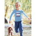 thumbnail image 2 of July 4Th Is My Birthday Long Sleeve Toddler -Image by Shutterstock,  3 Toddler, 2 of 4