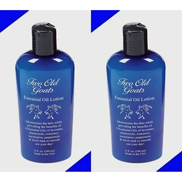 2 8oz TWO OLD GOATS Arthritis & Fibromyalgia Essential Oil Lotion Pain