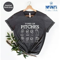 Baseball Pitches T-Shirt: Baseball Lover Gift All Size S-5Xl