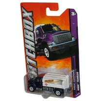 Matchbox MBX Airport 10/10 (2011) Purple & White Tanker Toy Truck 10/120