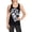 black, variant on ASICS Womens Graphic Practice Racerback Tank Top, Pink, Small