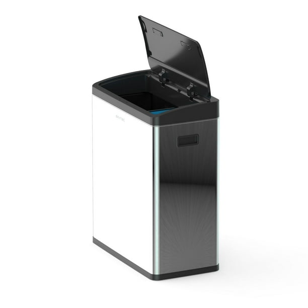 Step N' Sort 60L Motion Sensor Dual Trash & Recycling Bin – 2 x