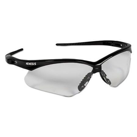 

Nemesis Safety Glasses Black Frame Clear Lens | Bundle of 2 Each