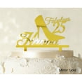 thumbnail image 1 of "Custom Birthday Cake Topper Personalized Mirror Gold Cake Topper Color Option Available 5""-7"" Inches Wide", 1 of 1