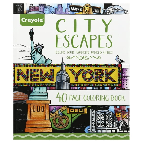 Download Crayola Art With Edge Coloring Book City Escapes Walmart Com Walmart Com