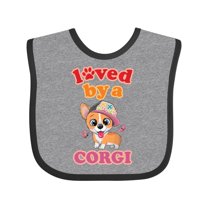 Inktastic Corgi Dog Lover Girls Baby Bib