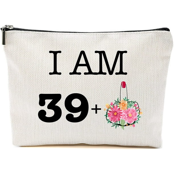 40th Birthday Gifts Women Makeup Bag 40th Birthday