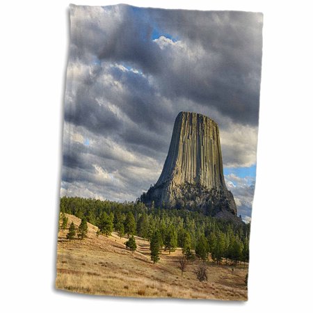 3dRose Wyoming  Devils Tower National Monument - Towel  15 by 22-inch (twl_315235_1)