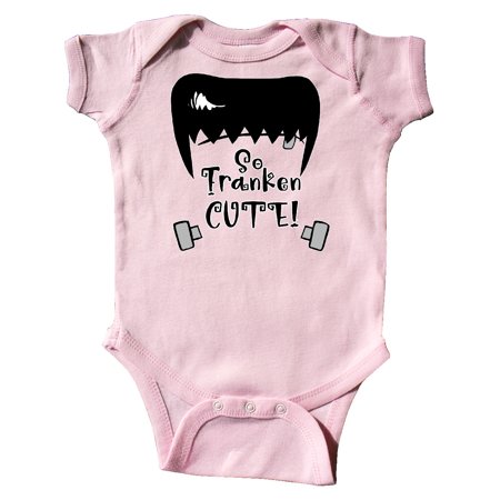 

Inktastic Halloween So Franken Cute Frankenstein Gift Baby Boy or Baby Girl Bodysuit