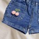 thumbnail image 4 of Pantalones cortos vaqueros para niños, informales, estampados, de cinco centavos, para playa, vacaciones, surf, bañadores para niñas, pantalones de poliéster, 4 of 4