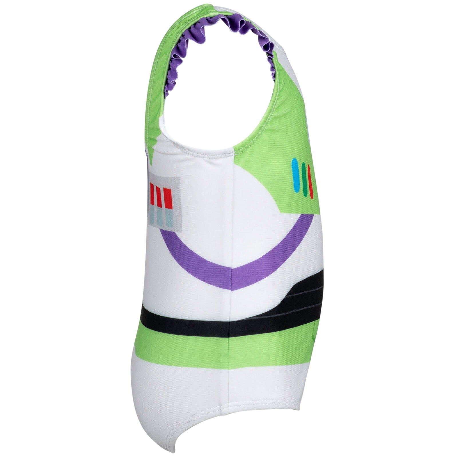 Disney Pixar Toy Story Buzz Lightyear Toddler Girls One-Piece Bathing Suit Green 2T
