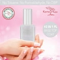 thumbnail image 2 of Two in One Base Coat Top Coat – Nail Polish Clear with Amazing Nail Polish Remover Tea Tree Oil Based Formula moisturize and Nourish Nails, 2 of 9