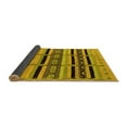 thumbnail image 2 of Ahgly Company Indoor Rectangle Solid Yellow Modern Area Rugs, 2' x 3', 2 of 4