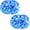 Blue+White#Handle, variant on 2 PCS Cheerleading Pom Poms with Handle or Ring for Team Spirit Sports Dance Cheering Kids Adults, Cheer Pom Poms for Halloween Basketball Football Stage Performance
