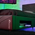 thumbnail image 2 of X Rocker Oracle Gaming Bed with TV Mount, Black, Twin, 2 of 7
