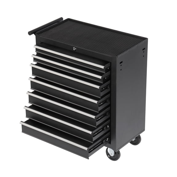 Rolling Tool Chest with 7 Drawers, Heavy Duty Steel Tool Cabinet with Wheels for Garage Workshop Storage